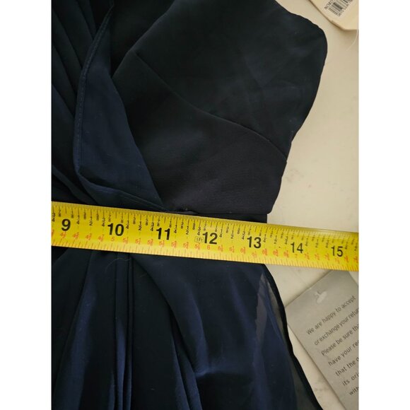 Eliza J Jumpsuit size 4 Navy Blue wide leg evening formal NWT - Picture 5 of 7